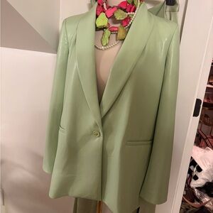 Women's Light Green Blazer